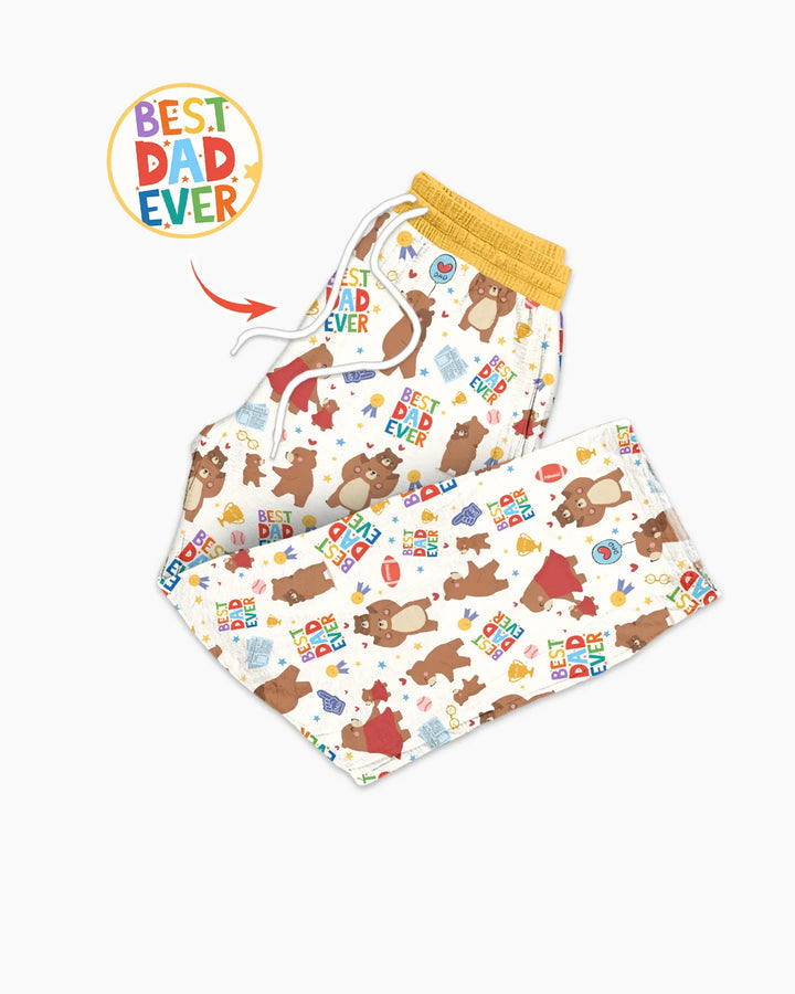 Best Daddy Bear Ever Family Matching Bamboo Men's Pajama Set