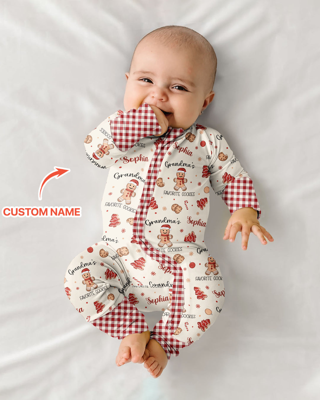 Custom Name Grandma’s Favorite Cookies Bamboo Convertible Zippy