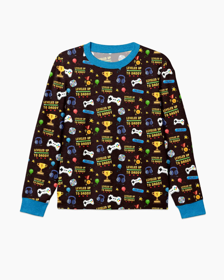 Leveled Up Daddy & Me Matching Bamboo Men's Pajama Set