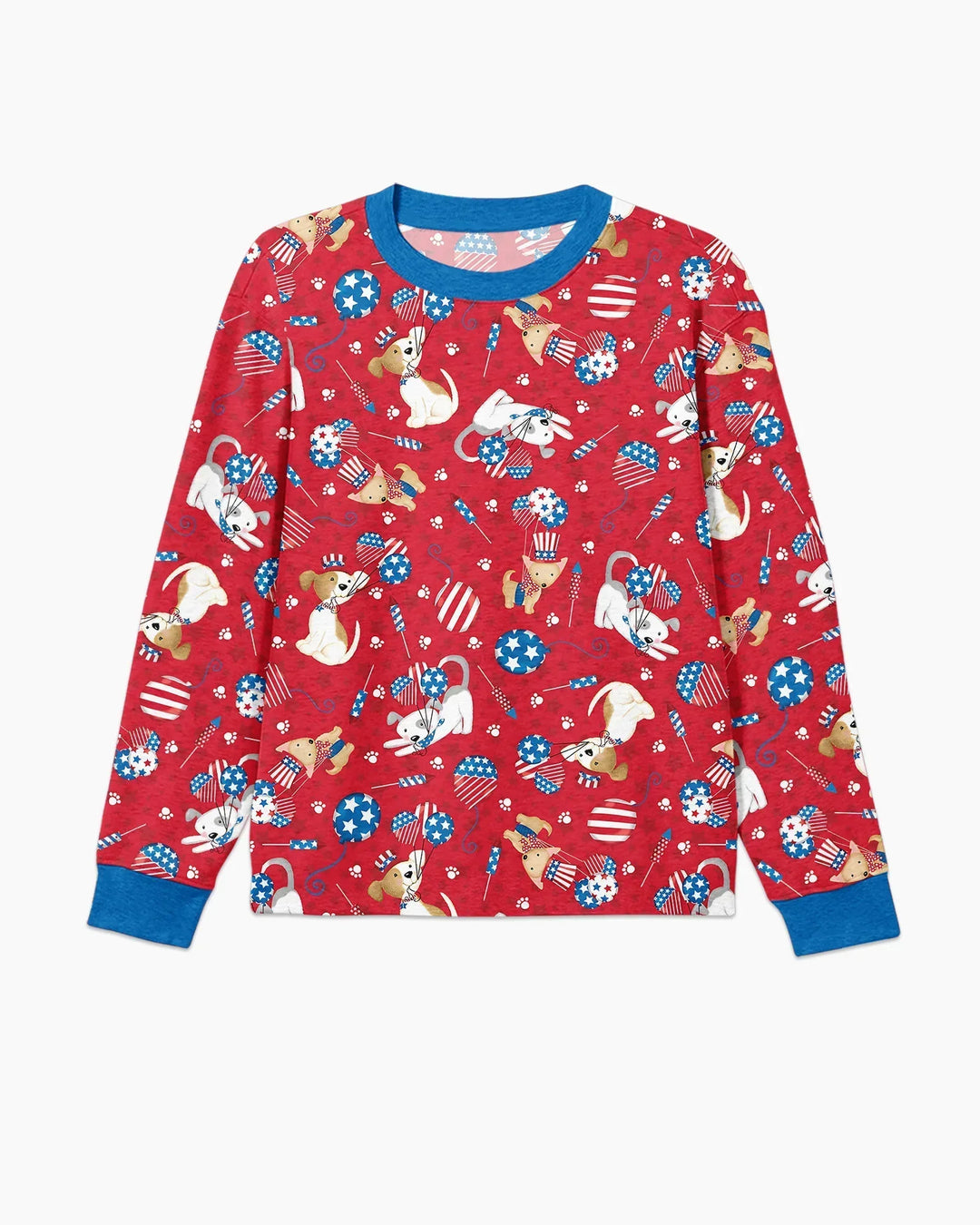 Red, White & Woof Family Matching Bamboo Men's Pajama Set