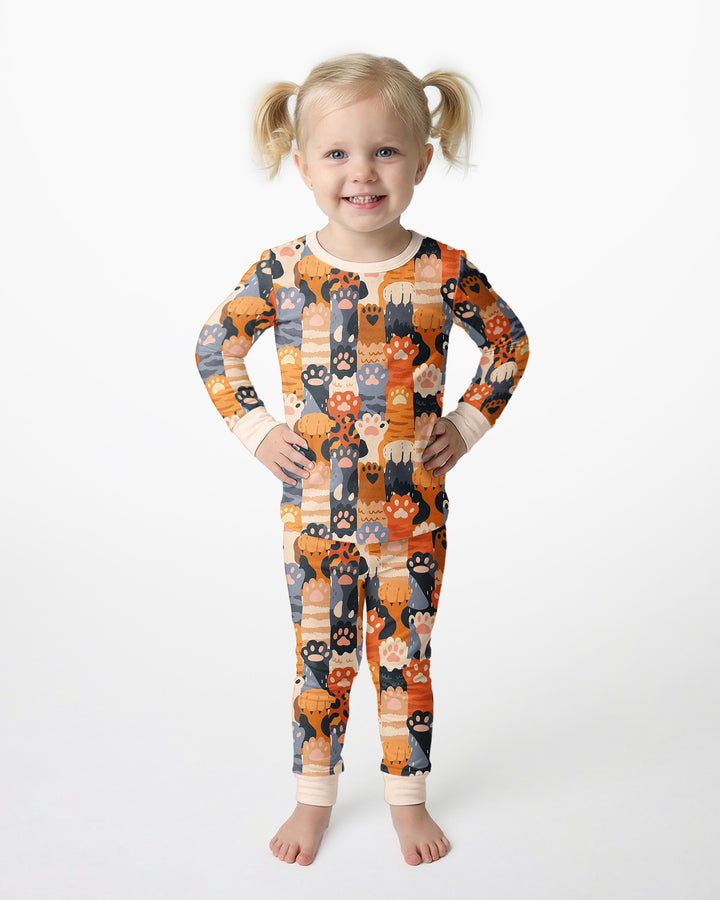Curious Paws Bamboo Two Piece Long Sleeve Pajama Set