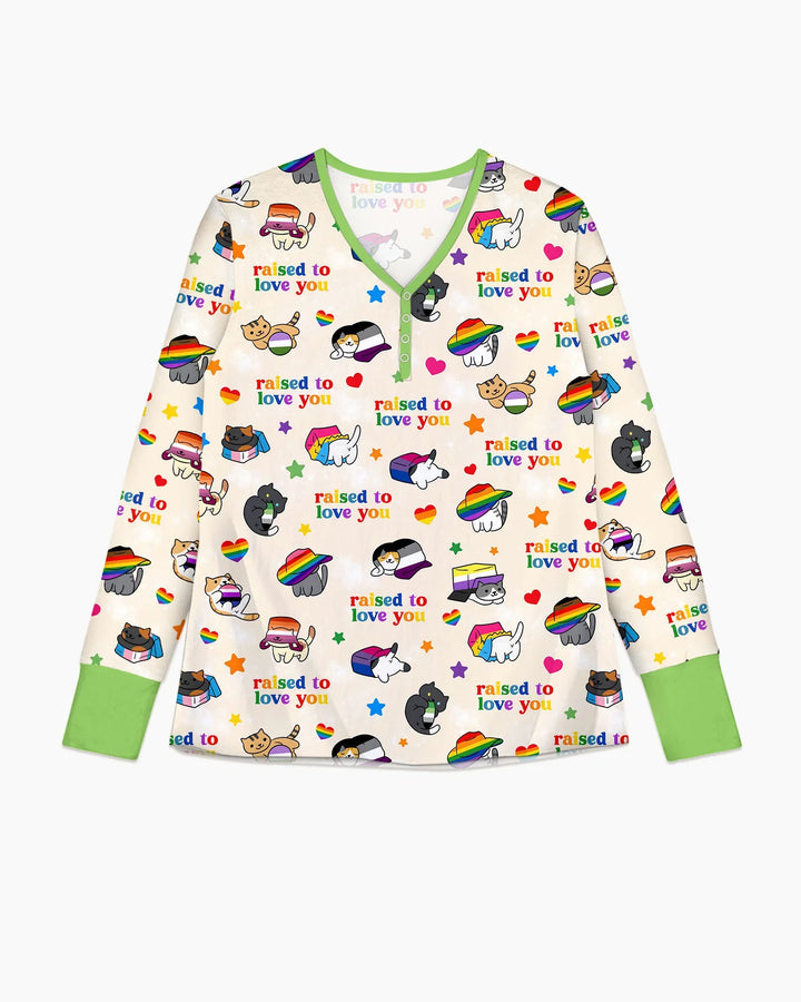 Rainbow Paws Family Matching Bamboo Women Pajama Set