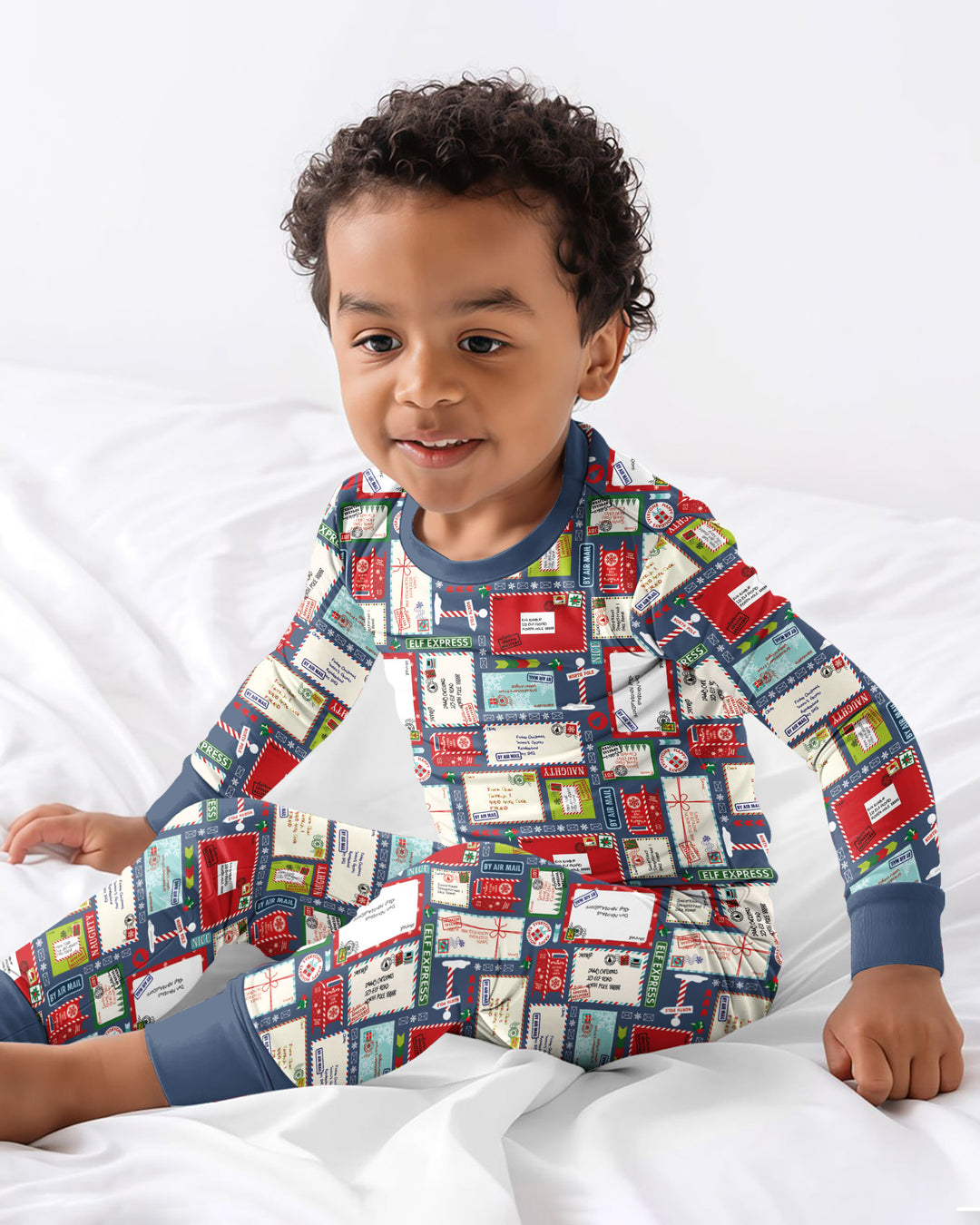 Dear Santa Bamboo Two Piece Long Sleeve Pajama Set