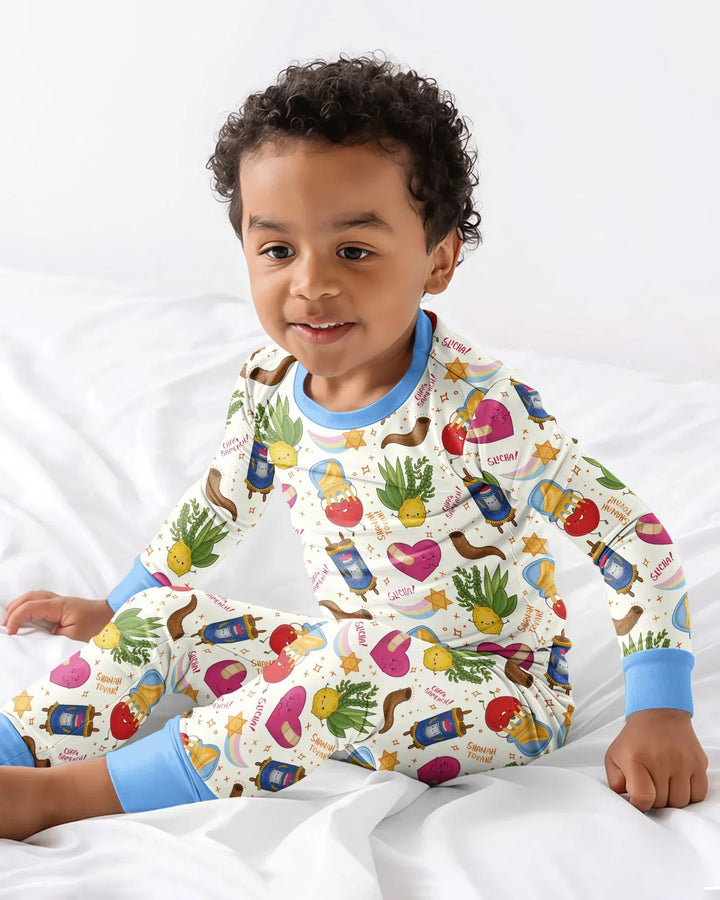 Jewish High Holidays Bamboo Two Piece Long Sleeve Pajama Set
