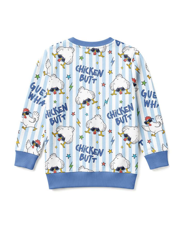 Guess What Chicken Butt! Bamboo Crewneck Sweatshirt