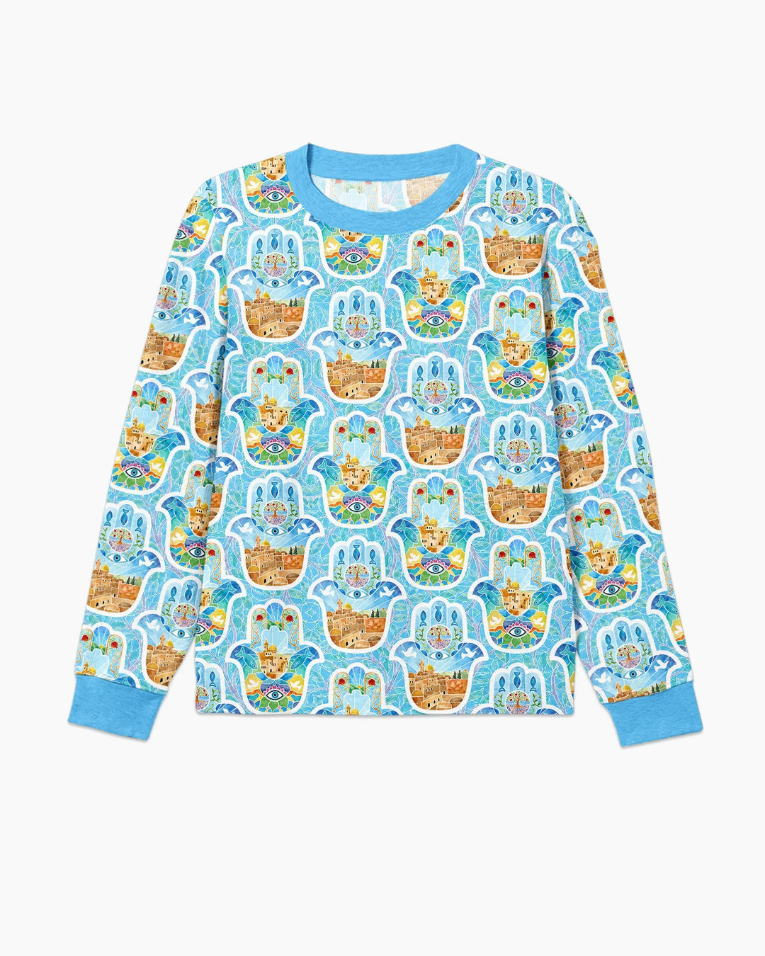 Hamsa Hand Bamboo Men's Pajama Set