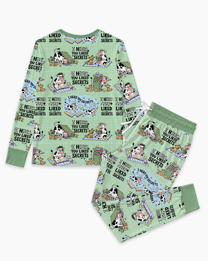 The Secret Gossip Club Bamboo Women Pajama Set