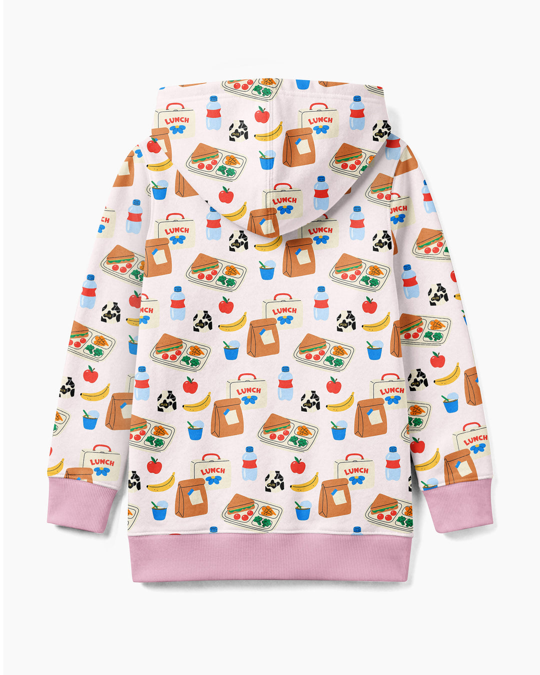 Happy School Lunch Bamboo Zip Hoodie