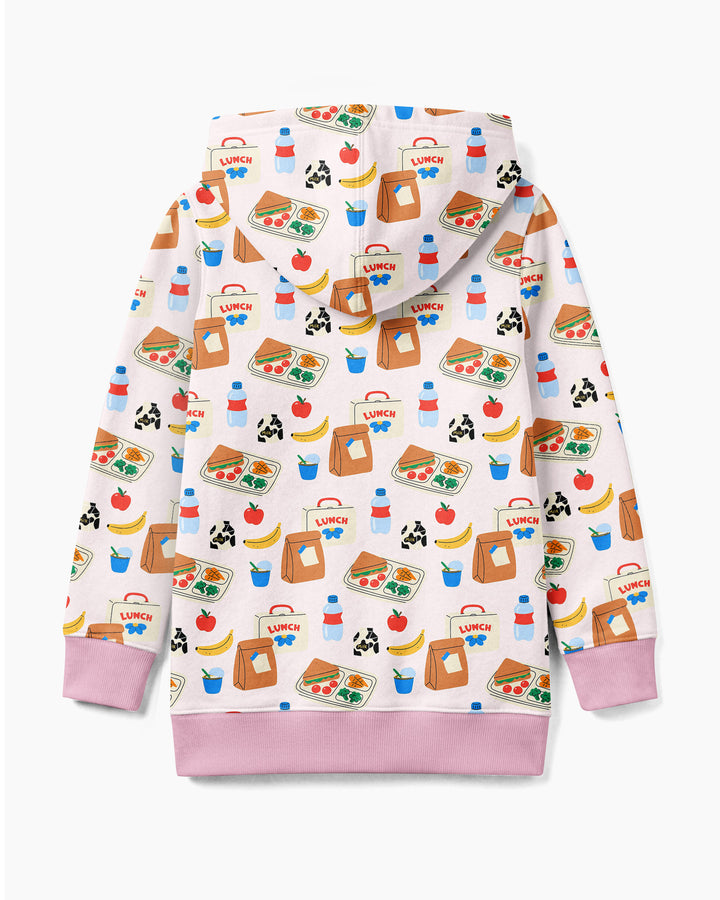 Happy School Lunch Bamboo Zip Hoodie