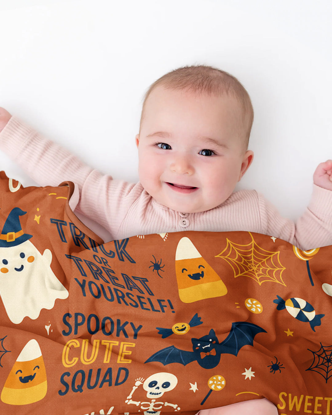 Ghostly Giggle Squad Bamboo Blanket