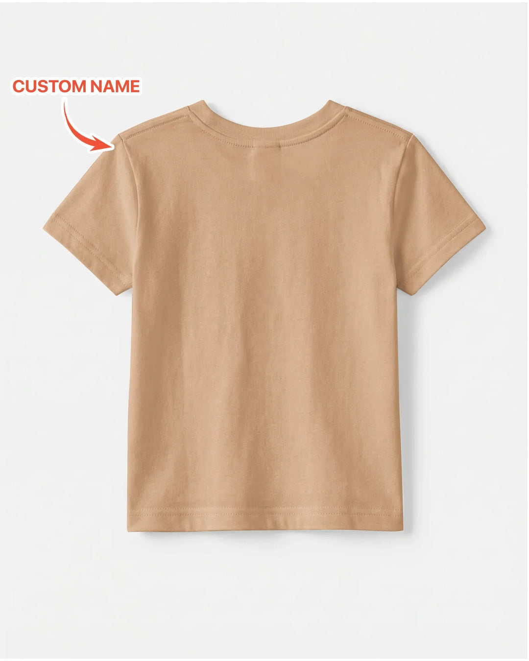 Custom Name School Sweetheart Leopard Bamboo Crewneck T-Shirt