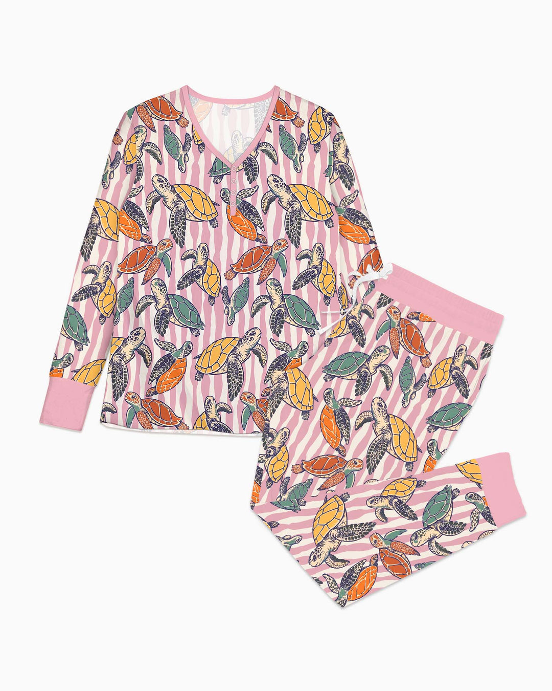 Turtle Bay Family Matching Bamboo Women Pajama Set