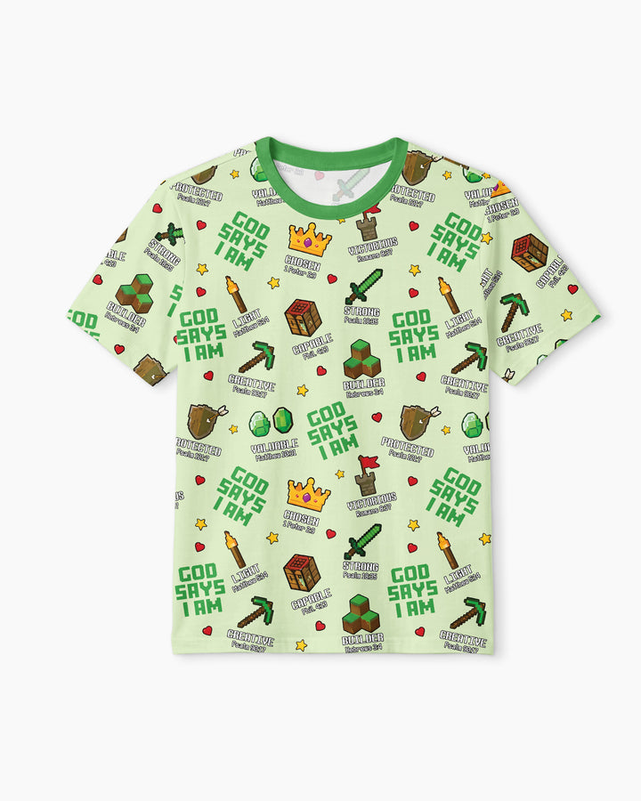 Christian Gamer Bamboo Men Short Sleeve Short Pajama Set