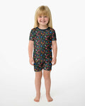 Holiday Ditsy Bamboo Two Piece Short Sleeve Shorts Pajama Set