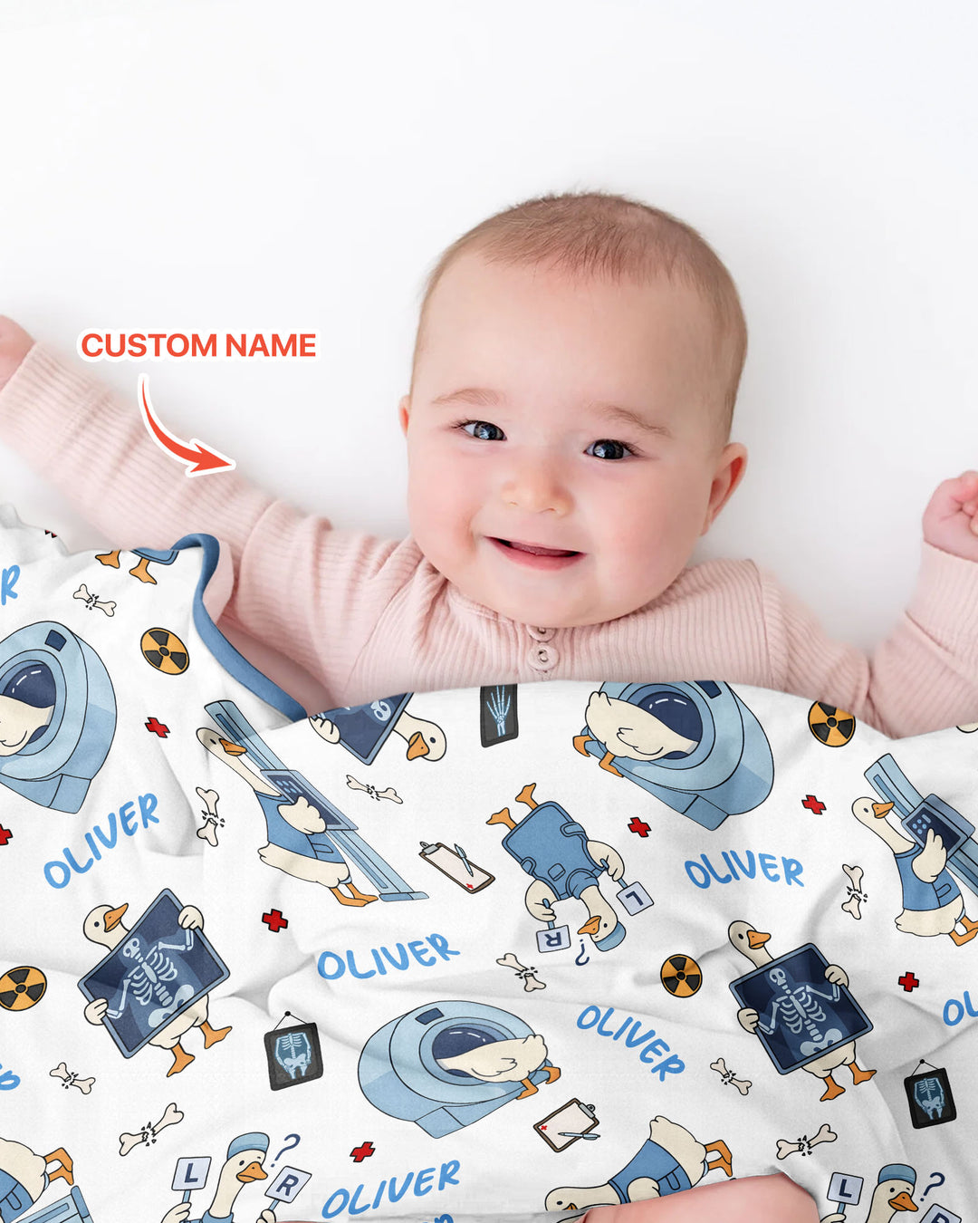 Rad Tech Goose Bamboo Blanket
