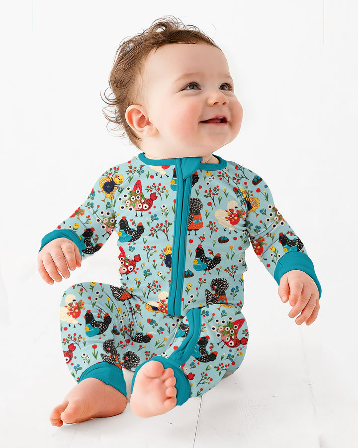 Chicken Garden Bamboo Convertible Zippy