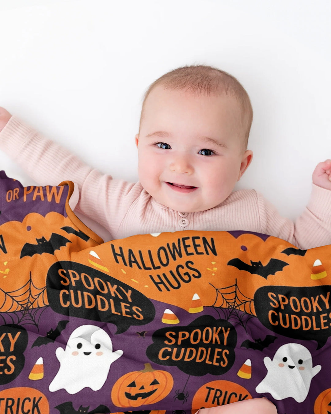 Happy Howl-O-Ween Bamboo Blanket