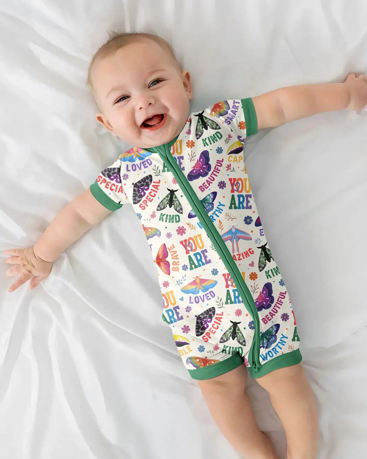 Proud Wings Family Matching Bamboo Shorty Zippy