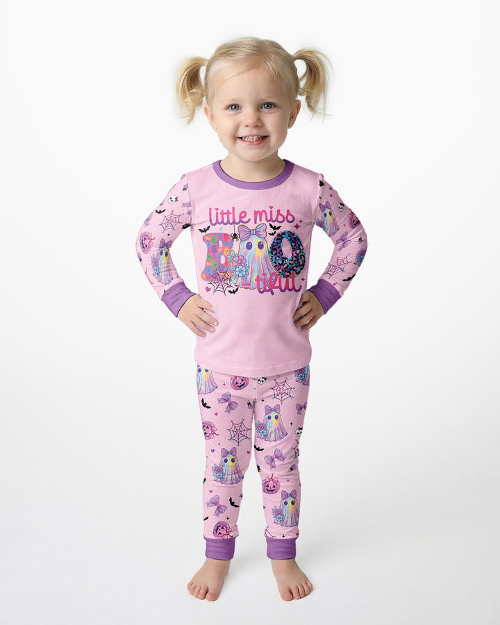Little Miss Boo-tiful Bamboo Two Piece Long Sleeve Pajama Set