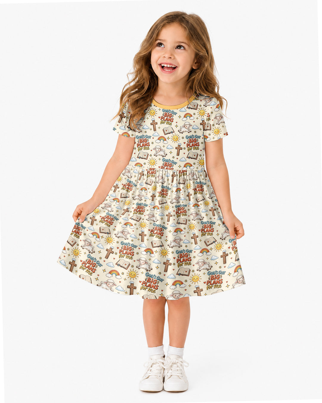 God's Got Big Plans For Me Bamboo Twirl Dress
