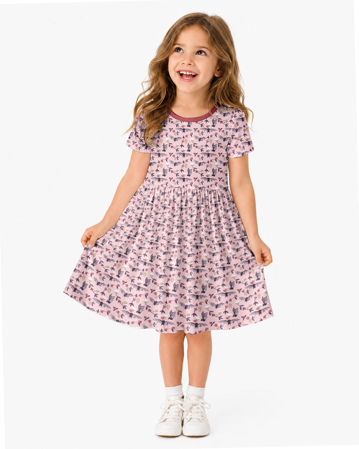 Fruit Bats Whimsy Bamboo Twirl Dress