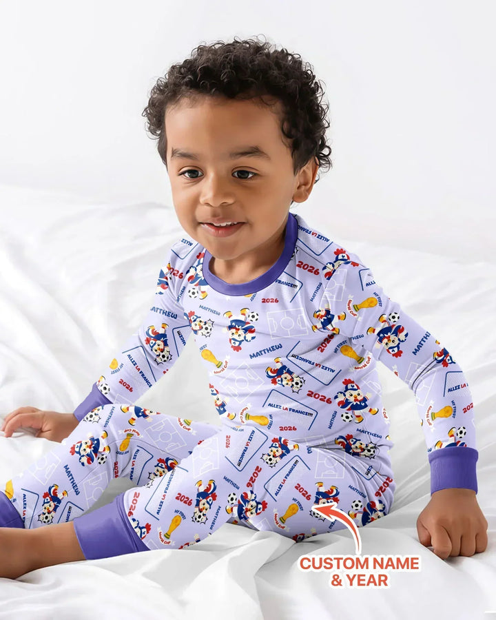 My First World Cup Bamboo Two Piece Long Sleeve Pajama Set