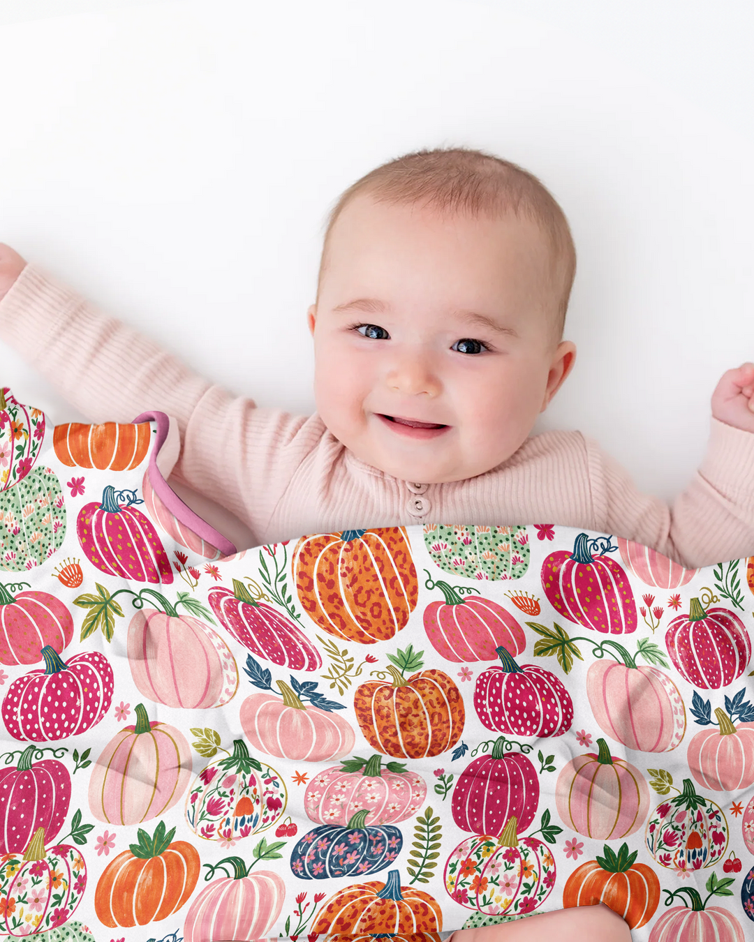 Pumpkin Patch Party Bamboo Blanket