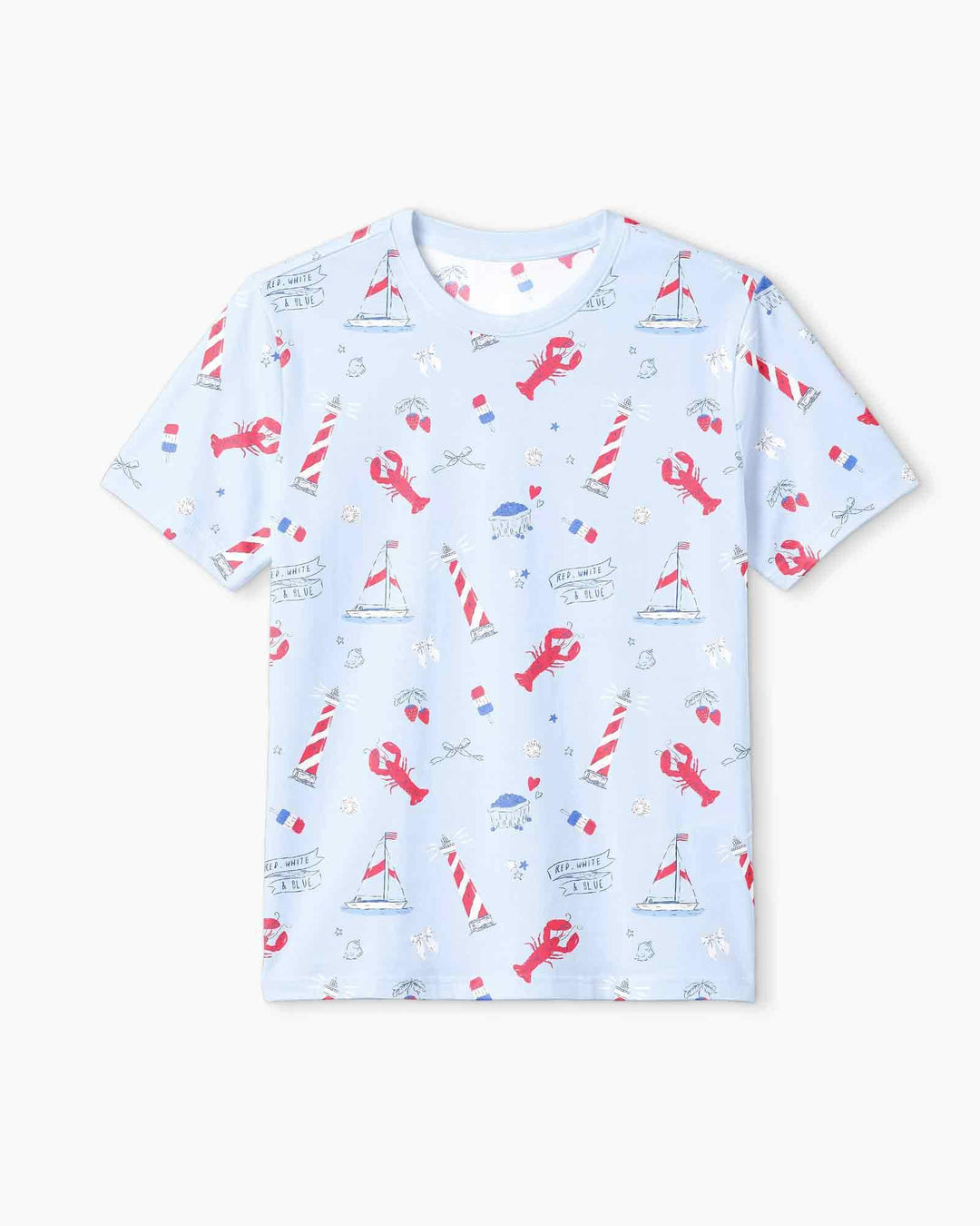 East Coast Bamboo Men Short Sleeve Short Pajama Set