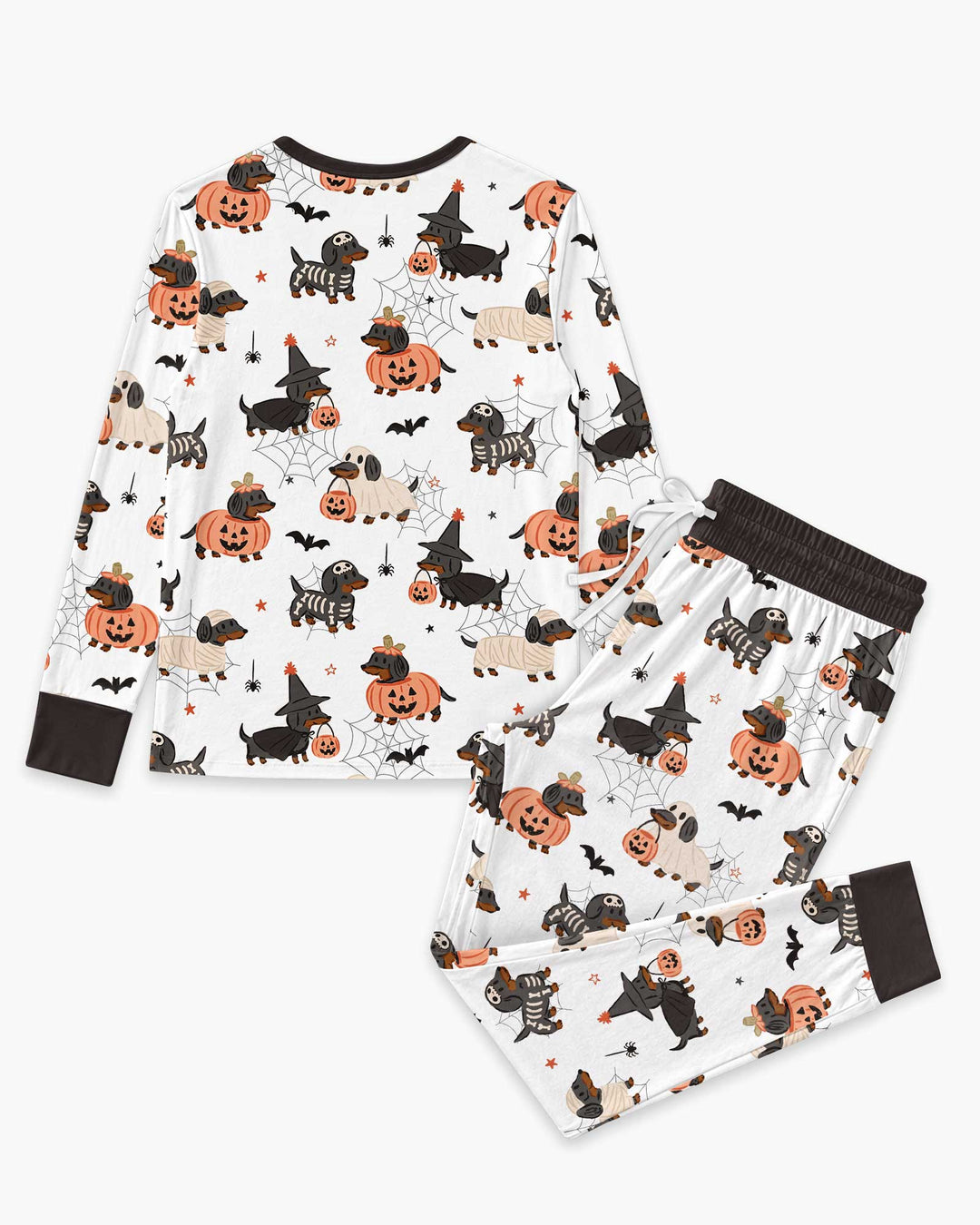 Howl-O-Weenie Dachshund Bamboo Women Pajama Set