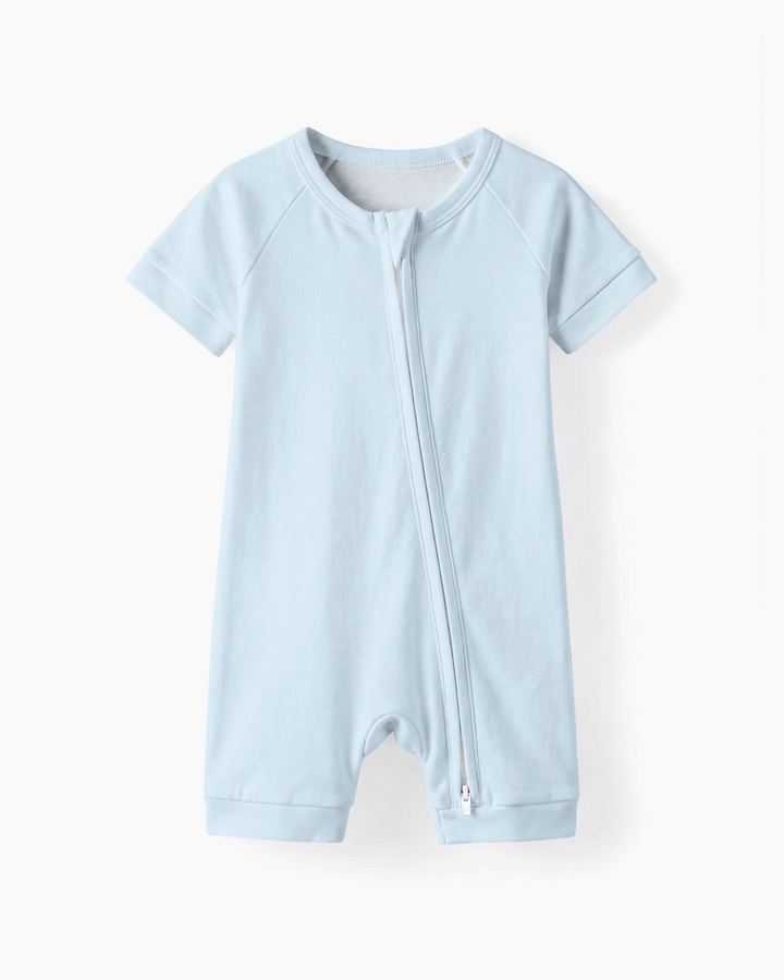 Solid Color Bamboo Shorty Zippy