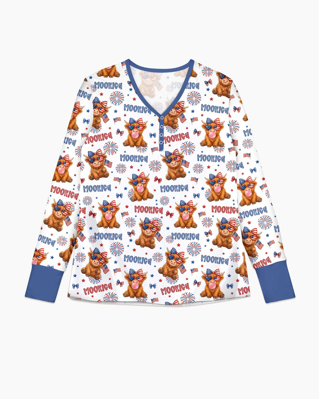 Moo-Rica Cowgirl Bamboo Women Pajama Set