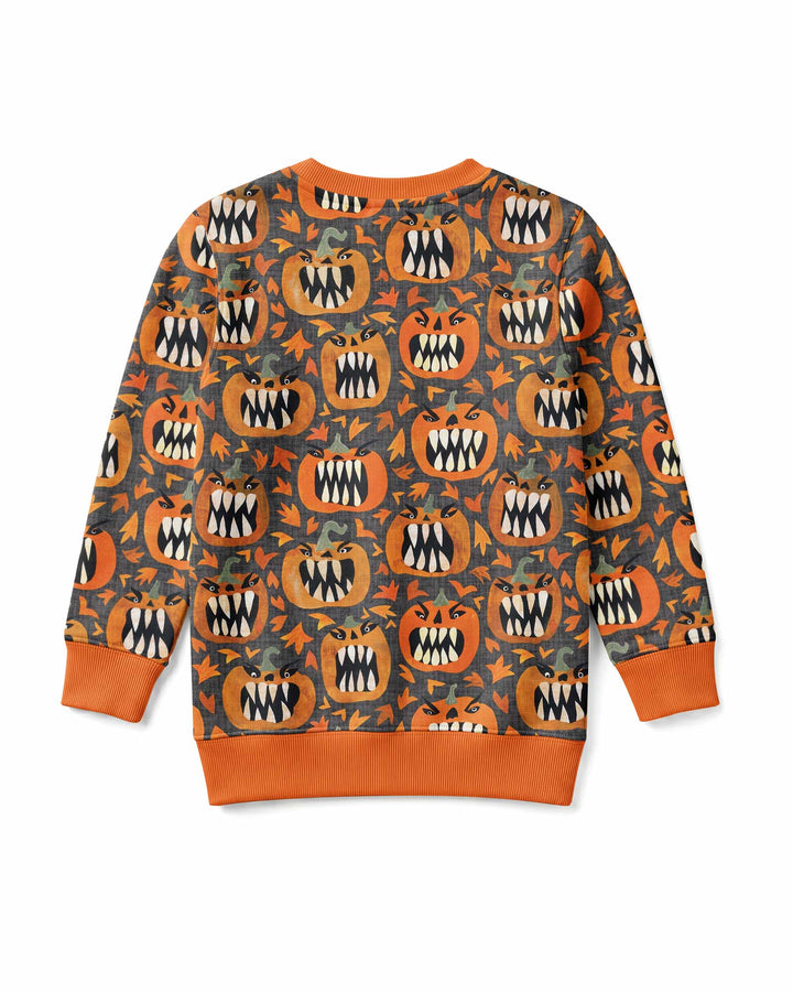 Pumpkin Monsters Bamboo Crewneck Sweatshirt