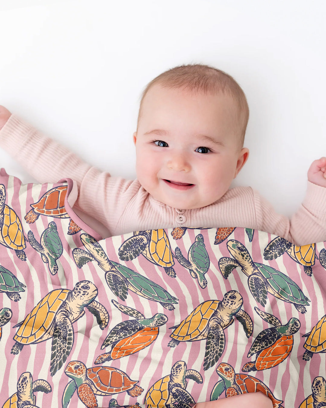 Turtle Bay Family Matching Bamboo Blanket