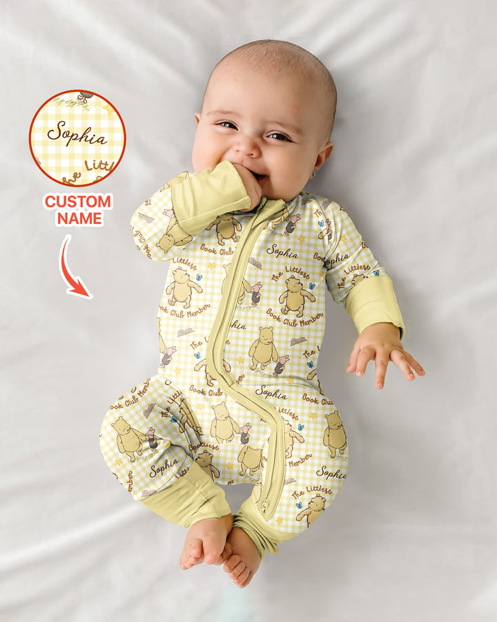 Custom Name Littlest Book Club Member Bamboo Convertible Zippy
