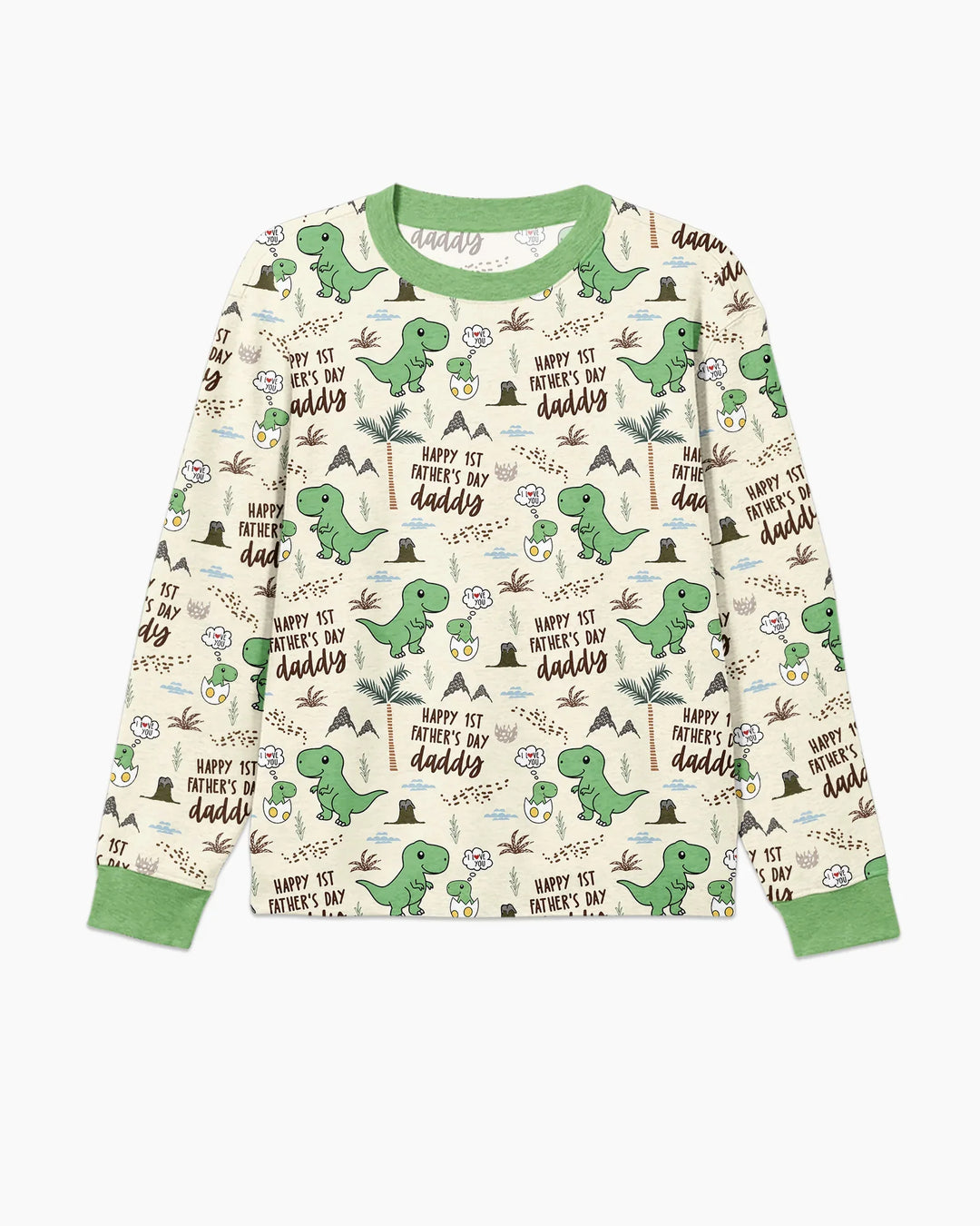 First Father's Day Daddysaurus Bamboo Men's Pajama Set