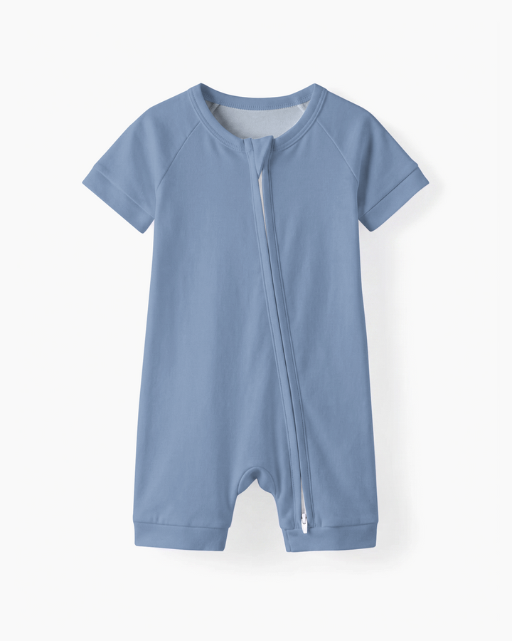 Solid Color Bamboo Shorty Zippy