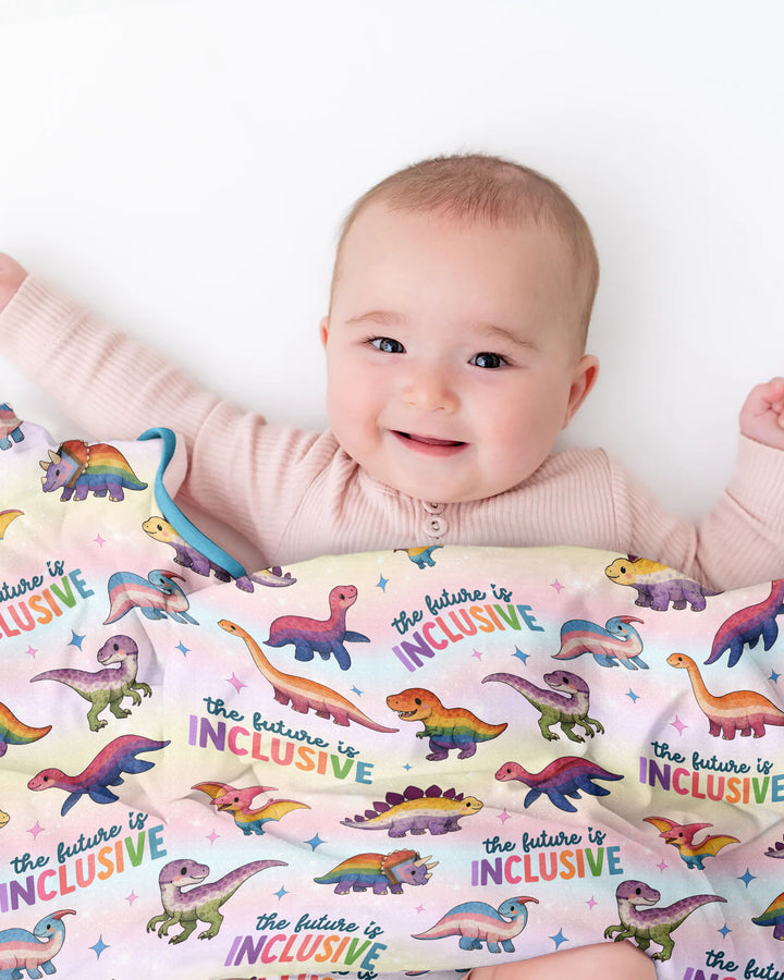 The Future is Inclusive Bamboo Blanket