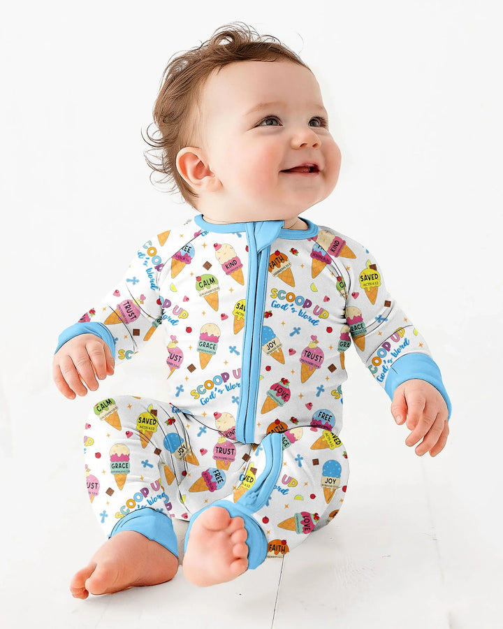 Ice Cream Summer Christian Bamboo Convertible Zippy
