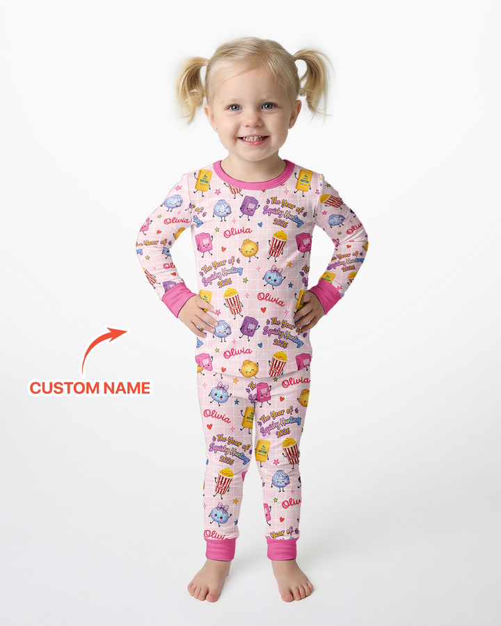 The Year of Squishy Hunting Bamboo Two Piece Long Sleeve Pajama Set
