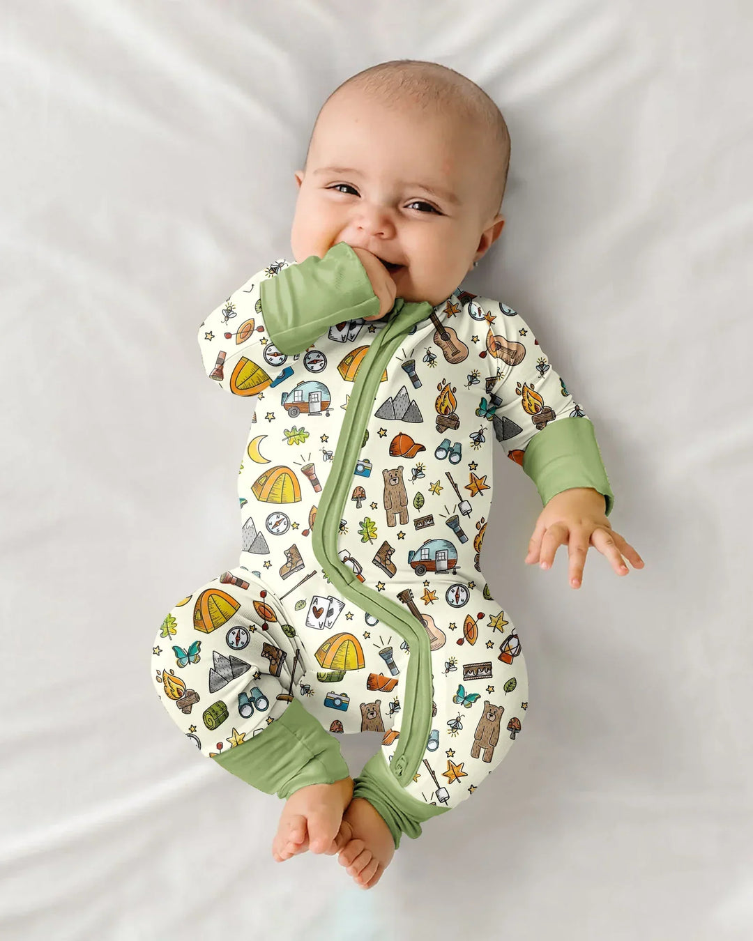Love Camping Matching Family Bamboo Convertible Zippy