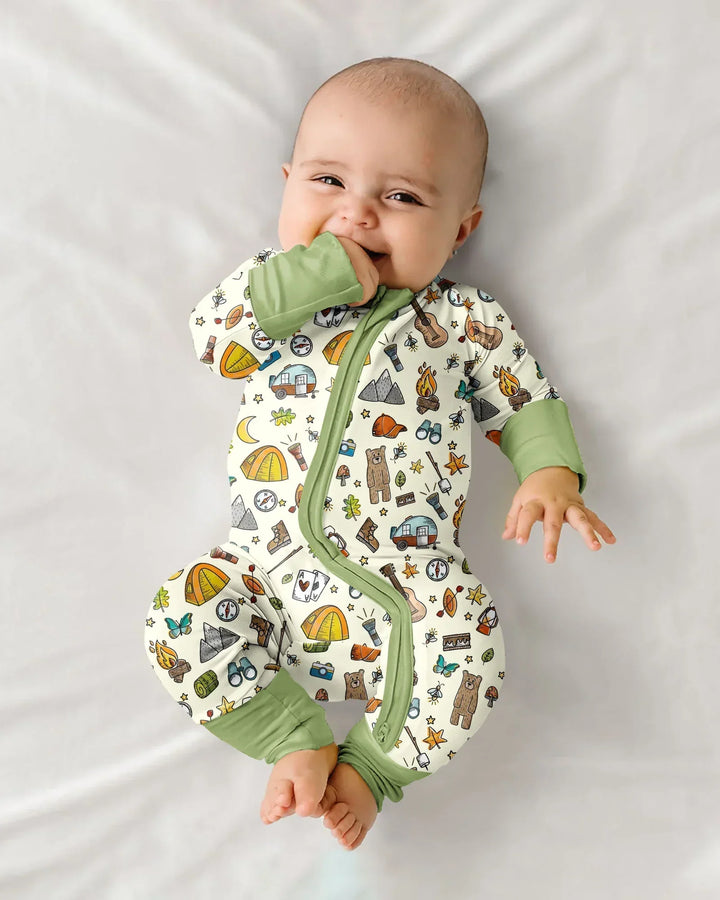 Love Camping Matching Family Bamboo Convertible Zippy