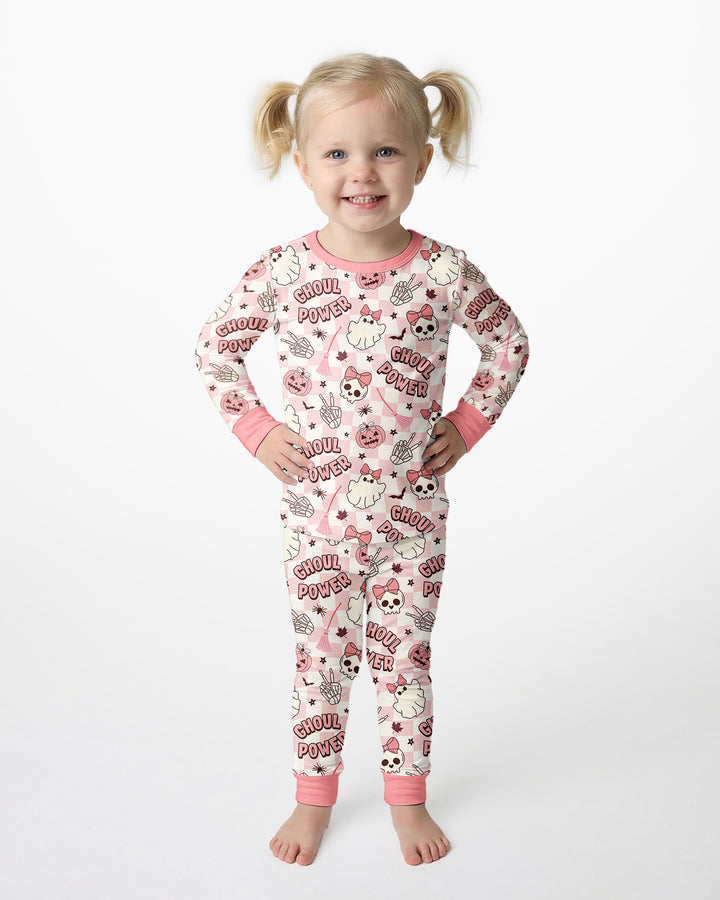 Ghoul Power Bamboo Two Piece Long Sleeve Pajama Set