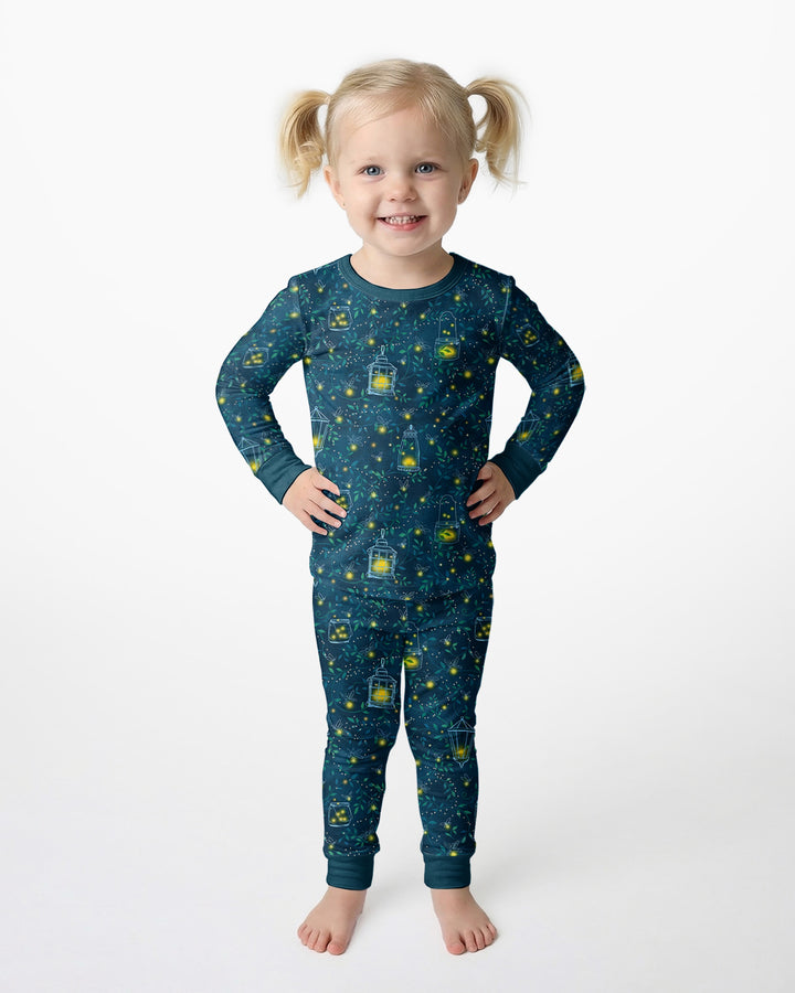 Template Bamboo Two Piece Long Sleeve Pyjamas Set