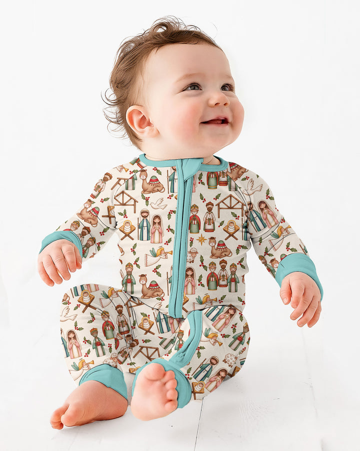 Holy Night Nativity Bamboo Convertible Zippy