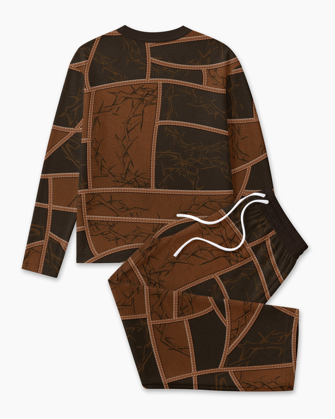 Personalized God Says I Am Letter In Bible Bamboo Men's Pajama Set