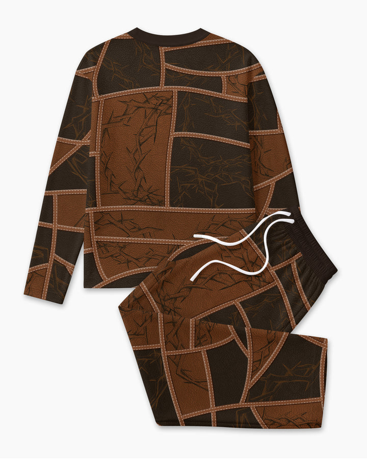 Personalized God Says I Am Letter In Bible Bamboo Men's Pajama Set