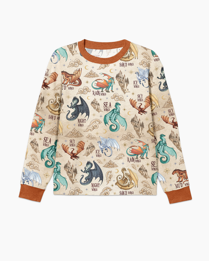 Elemental Dragons Bamboo Men's Pajama Set