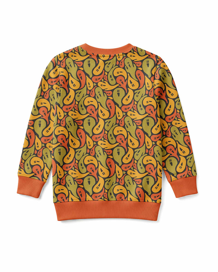 Retro Haunts & Happy Boos Bamboo Crewneck Sweatshirt