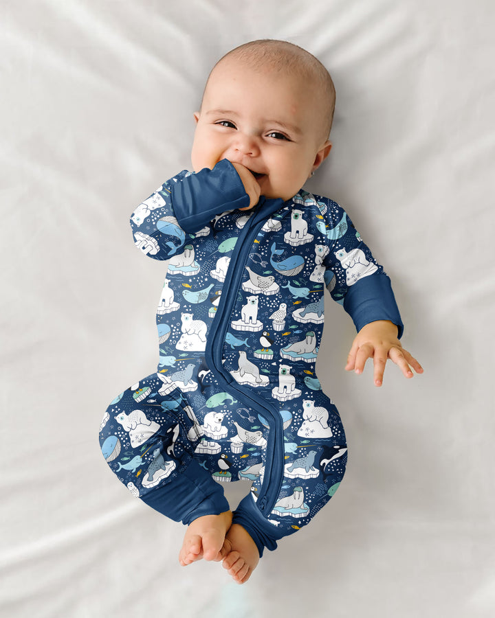 Animal Icebergs Bamboo Convertible Zippy