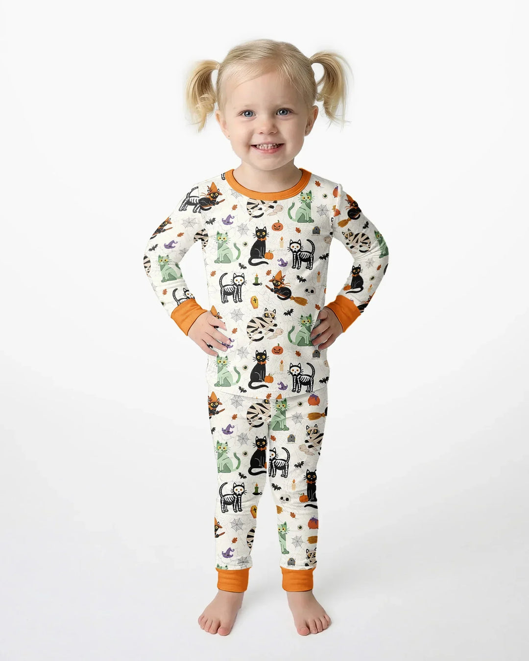 Template Bamboo Two Piece Long Sleeve Pyjamas Set